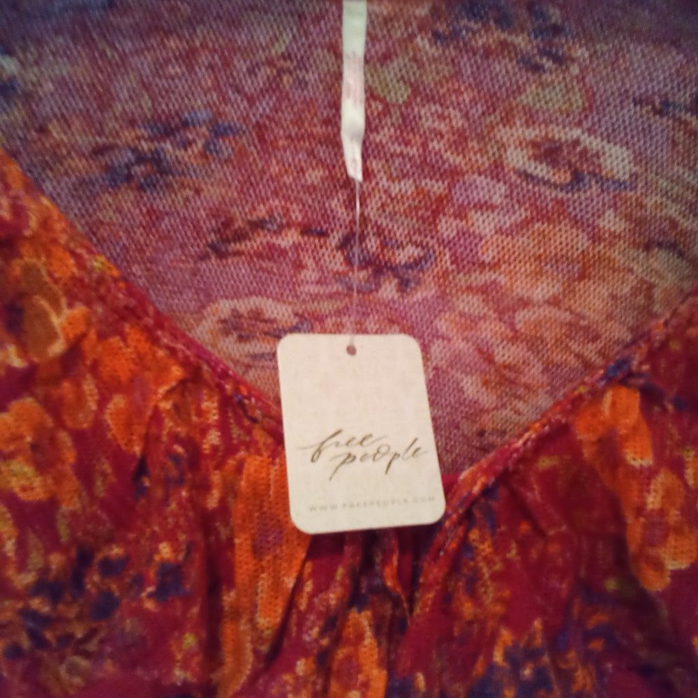 FREE PEOPLE Rudi ruffled crop - Picture 8 of 10